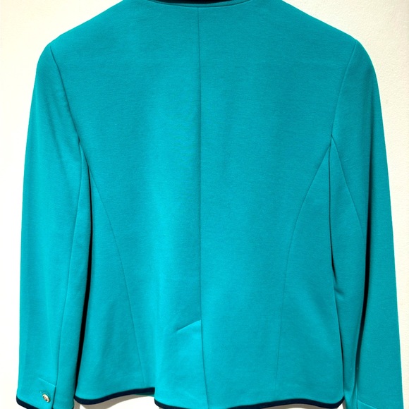 Vintage Talbots Teal Aberdeen Blazer Size Small - Picture 5 of 5